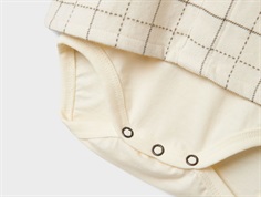 Lil Atelier turtledove ternet bodyskjorte